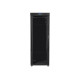 Szafa instalacyjna rack stojąca 19 42U 800x1000 czarna, drzwi szklane LCD (Flat pack)