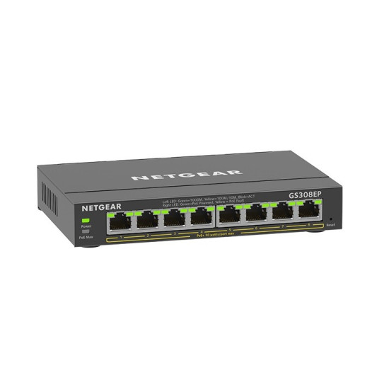 Przełącznik GS108EP 8xGE PoE+ 
