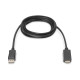 Kabel adapter DisplayPort 1.2 z zatrzaskiem 4K 60Hz UHD Typ DP/HDMI A M/M czarny 3m
