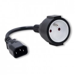 Adapter IEC 320 C14 / FRENCH | 0.15m 