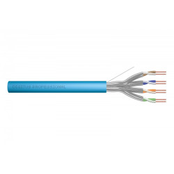 Kabel teleinformatyczny instalacyjny kat.6A, U/FTP, Dca, drut, AWG 23/1, LSOH, 50m, niebieski