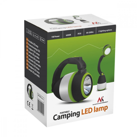 Lampa LED 3w1 latarka kempingowa biurkowa MCE294 