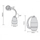 Lampa LED 3w1 latarka kempingowa biurkowa MCE294 