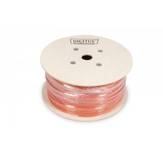 Kabel teleinformatyczny S/FTP Kat.7 4x2xAWG23/1, Dca, drut miedziany, LSZH, 500m, pomarańczowy