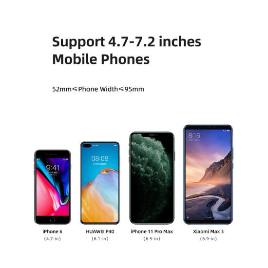 Uchwyt na kokpit lub do szyby US-ZJ063 Czarny 