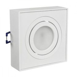 Punktowa oprawa sufitowa MR16/GU10 MCE464W Biała