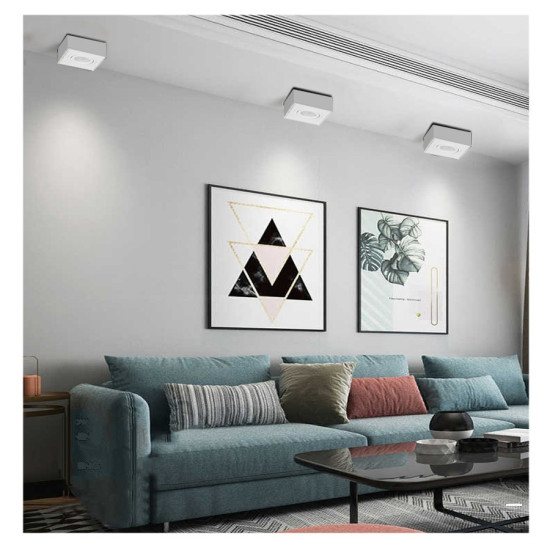 Punktowa oprawa sufitowa MR16/GU10 MCE464W Biała