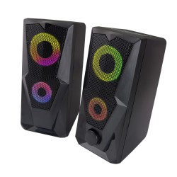Głośnik 2,0 USB Led Rainbow Baila Głośnik 2,0 USB Led Rainbow Baila