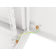 Szafa wisząca 19 12U 600x600 sz WF01-6612-00S