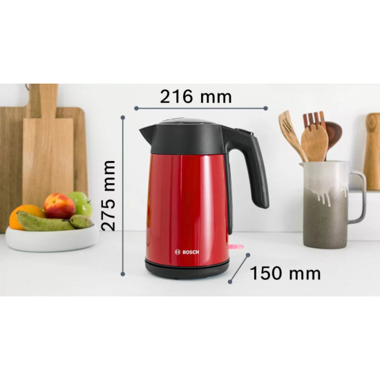 Czajnik 1,7l czerwony                 TWK7L464