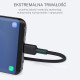 CB-CA2 OEM Kabel nylonowy Quick Charge USB C-USB A | FCP | AFC | 2m | 5 Gbps | 3A | 60W PD | 20V