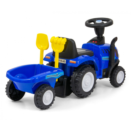 Jeździk Pojazd New Holland T7 Traktor niebieski
