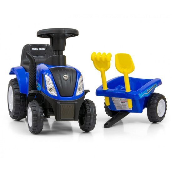 Jeździk Pojazd New Holland T7 Traktor niebieski