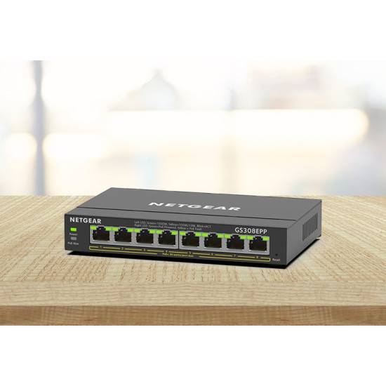 Przełącznik Switch GS308EPP 8xGE PoE+ 