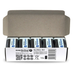 Bateria alkaliczna R9/6LR61 9V PRO ALKALINE, Opakowanie 10 szt.