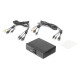 Przełącznik KVM 2 portowy HDMI, 4K 30Hz