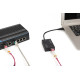 Karta sieciowa przewodowa USB 3.0 A do RJ45 Gigabit SFP Ethernet 1 Gbps Fiber Chipset RTL8153