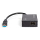 Karta sieciowa przewodowa USB 3.0 A do RJ45 Gigabit SFP Ethernet 1 Gbps Fiber Chipset RTL8153