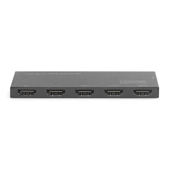 Rozdzielacz (Splitter) Ultra Slim HDMI 1x4 4K 60Hz 3D HDR HDCP 2.2 18 Gbps Micro USB