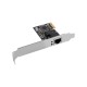 Karta sieciowa PCI-E 1X RJ45 1GB RTL8111C śledź low profile