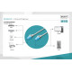 Patch cord U/UTP kat.5ePVC 7,0m Szary