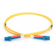 Patchcord FO Singlemode 09/125 OS2 LC-LC duplex 2m żółty