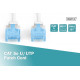 Patch cord U/UTP kat.5e PVC 1m Biały 