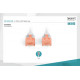 Patch cord U/UTP kat.6 PVC 0,5m szary 
