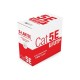 Kabel U/UTP kat.5E 24AWG PVC 100% Miedziane 305m - 10 lat gwarancji