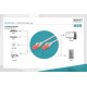 Patch cord U/UTP kat.6 PVC 5m szary 