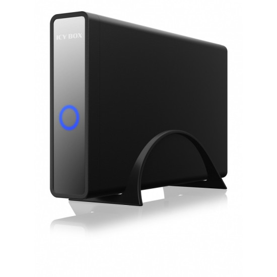 Obudowa IB-382H-C31 2,5/3,5 HDD z wbudowanym HUB 1xUSB-C, 2xUSB -A,  12V2A