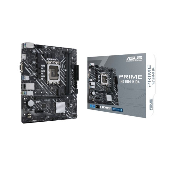 Płyta główna PRIME H610M-K D4 s1700 2DDR4 DP/HDMI M.2 mATX 