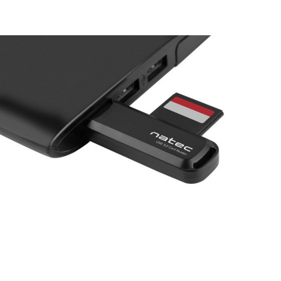 Czytnik kart pamięci Scarab 2 SD/Micro SD, USB 3.0 Czarny 