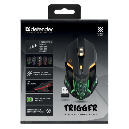 Mysz gamingowa bezprzewodowa TRIGGER GM-934 