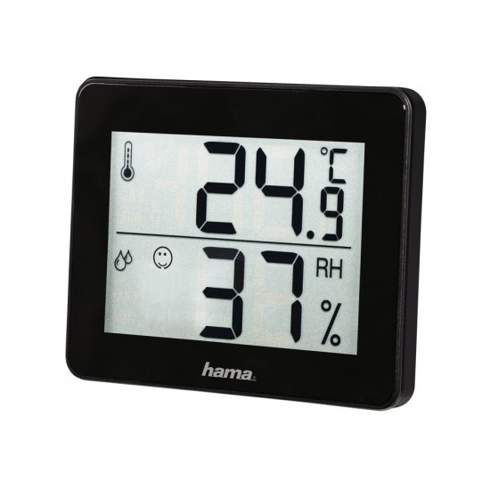 Termometr/higrometr TH-130 czarny