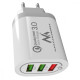 Ładowarka sieciowa QC 3xUSB MCE479W 