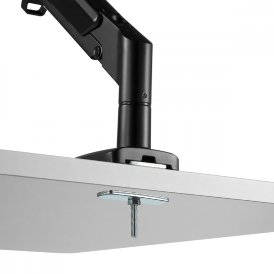 Uchwyt monitora ze sprężyną gazową Ergo Office ER-405B Czarny 