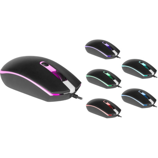 Mysz gamingowa DOT MB-986 optyczna 7 kolorów 1000dpi 4P 
