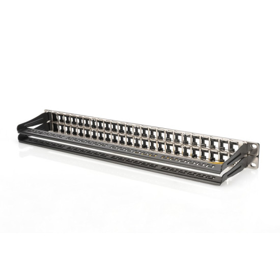 Modułowy panel krosowy (patch panel) o dużej gęstości połączeń, 19