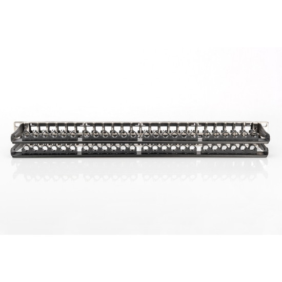Modułowy panel krosowy (patch panel) o dużej gęstości połączeń, 19