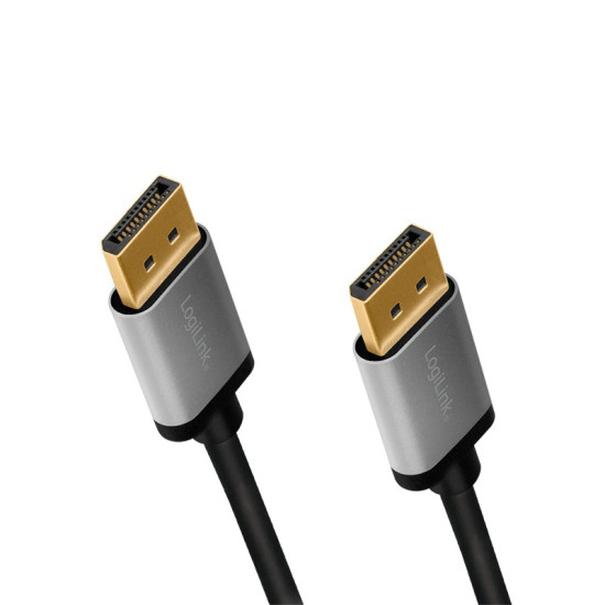 Kabel DisplayPort 4K/60 Hz,DP/M do DP/M aluminium 2m 