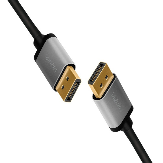 Kabel DisplayPort 4K/60 Hz,DP/M do DP/M,alu. 5m 