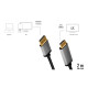 Kabel DisplayPort 4K/60 Hz,DP do HDMI aluminiowy 2m 