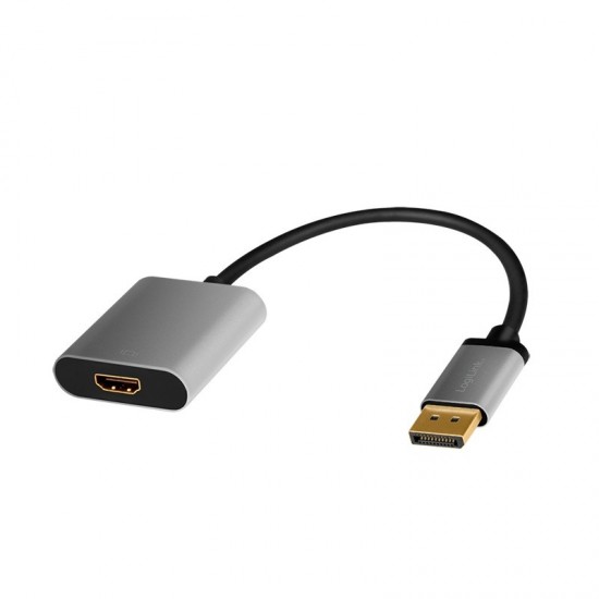 Adapter DP do HDMI 4K 60Hz aluminiowy 0.15m 