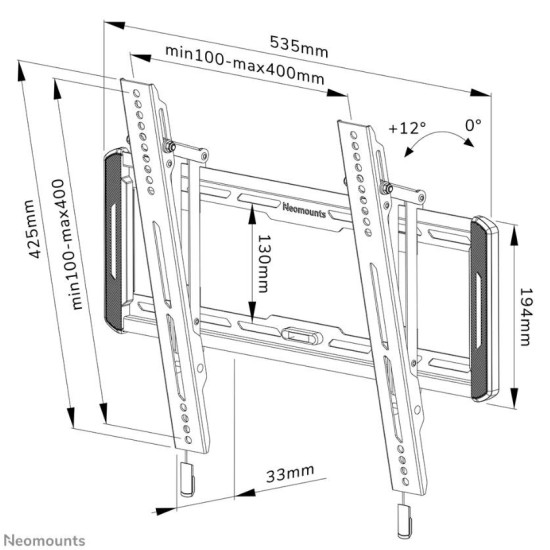 Uchwyt ścienny WL35-550BL14  32-65 cali