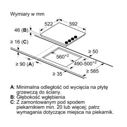 Płyta ceramiczna PKE612CA2E 