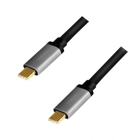 Kabel USB-C M/M, PD, aluminiowy 1.5m 