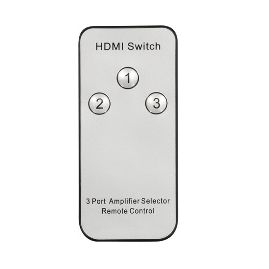Przełącznik Switch 3x1 HDMI, 1080p 60Hz, z pilotem 