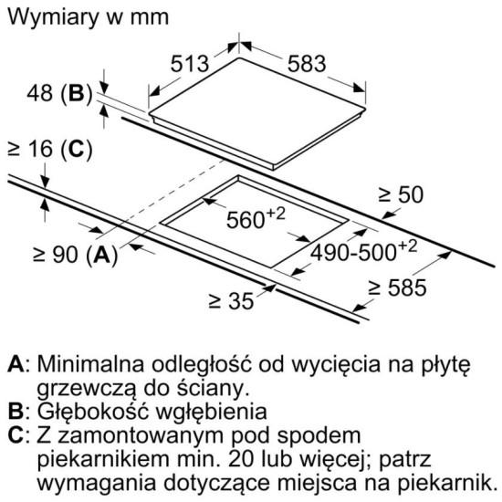Płyta ceramiczna PKE645BB2E 