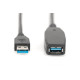 Kabel przedłużający USB 3.0 SuperSpeed Typ USB A/USB A M/Ż aktywny 20m Czarny